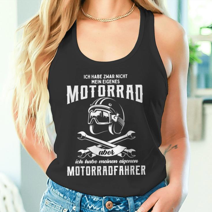 Ich Habe Keine Motorrad Aber Mein Eigene Motorcyclist Tank Top