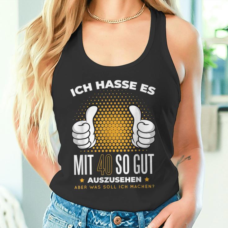 Ich Hasse Es Mit 40 So Gut Aushlen Jahrgang 1981 Father's Day Tank Top