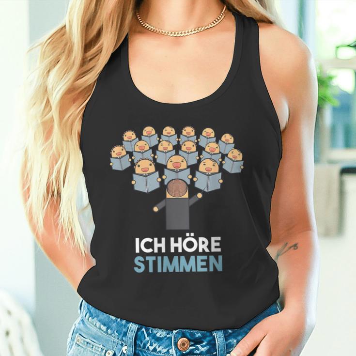 Ich Höre Stimmen Chorleiter Conductor Tank Top