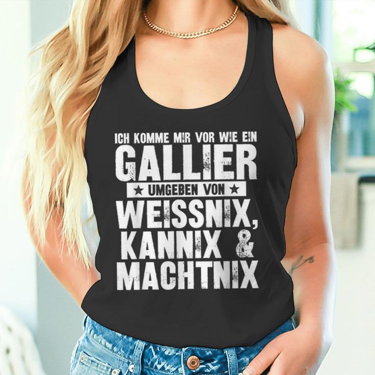 Ich Komme Miror Wie Ein Gallier Umgeben By Weissnix Tank Top