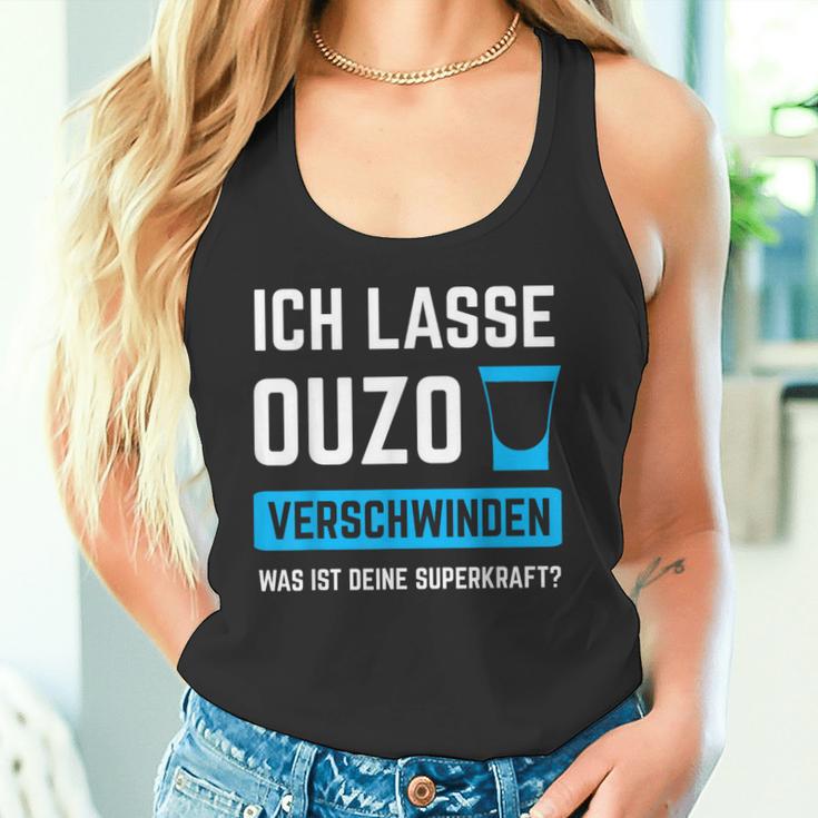 Ich Lassen Ouzoerschwinden Schnaps Greece Tank Top