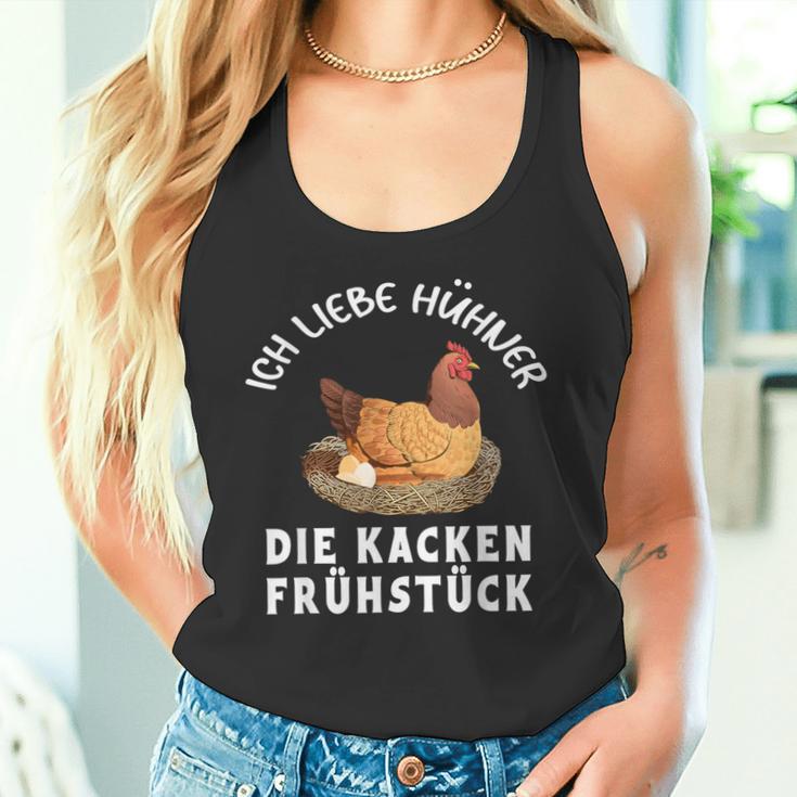 Ich Liebe Hühner Die Kacken Frühstück Ich Liebe Hühner Tank Top