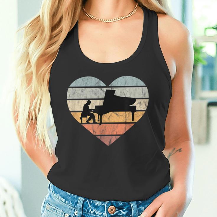 'Ich Liebe Klavier Retro Wing' Piano Music Classic Pianist Tank Top