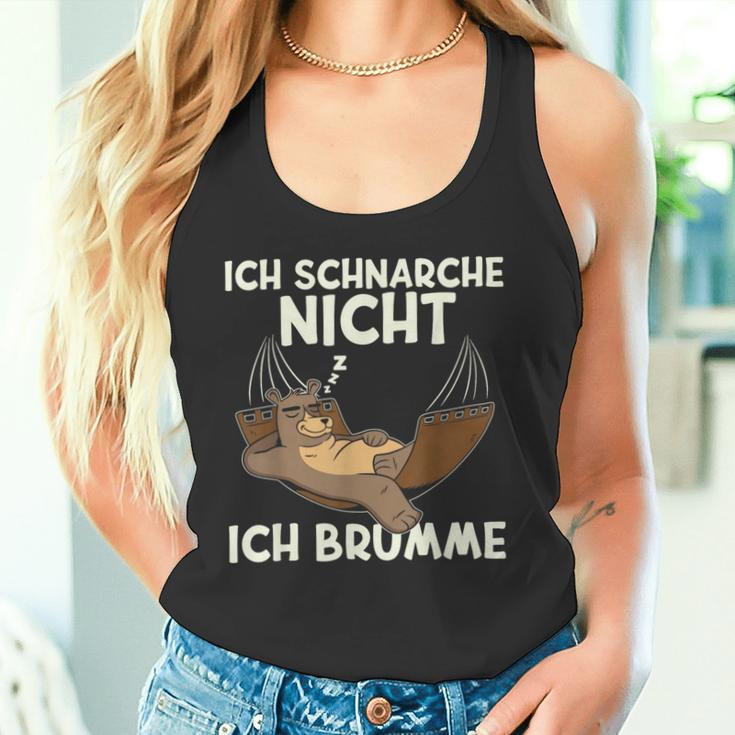 Ich Schnarche Nicht Ich Brumme Sleep Pyjamas Sleep Tank Top