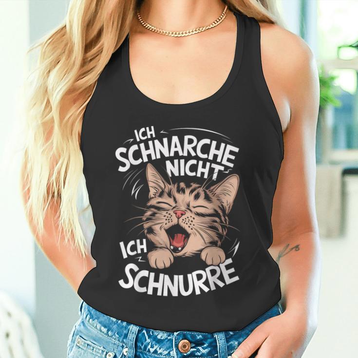 Ich Schnarche Nicht Ich Schnurre Katzen German Tank Top