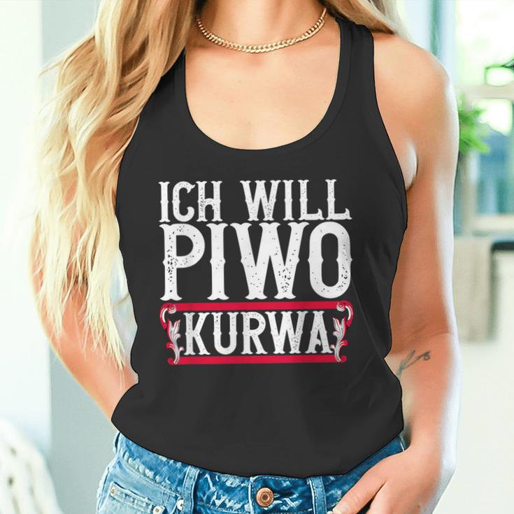 Ich Will Piwo Kurwa Original Pole Polska Poland Tank Top