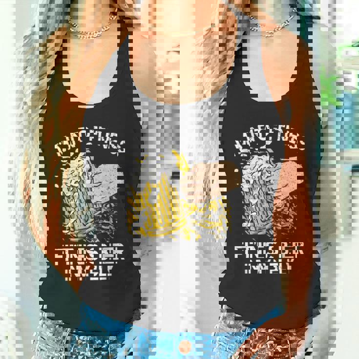 I'm Into Fitness Fit'Ness Beer In My Belly Fitness Tank Top