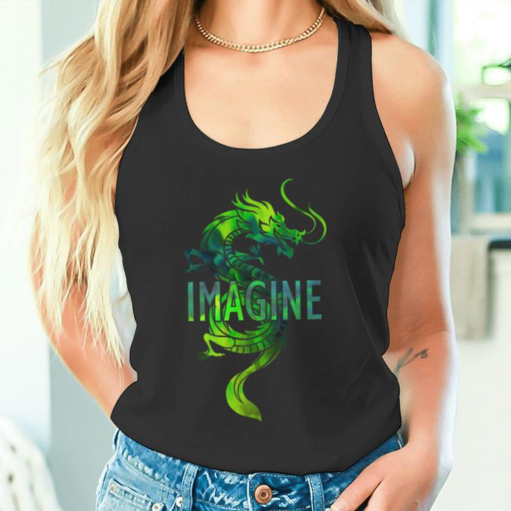 Imagine Fantasy Dragon Tattoo Style Tank Top