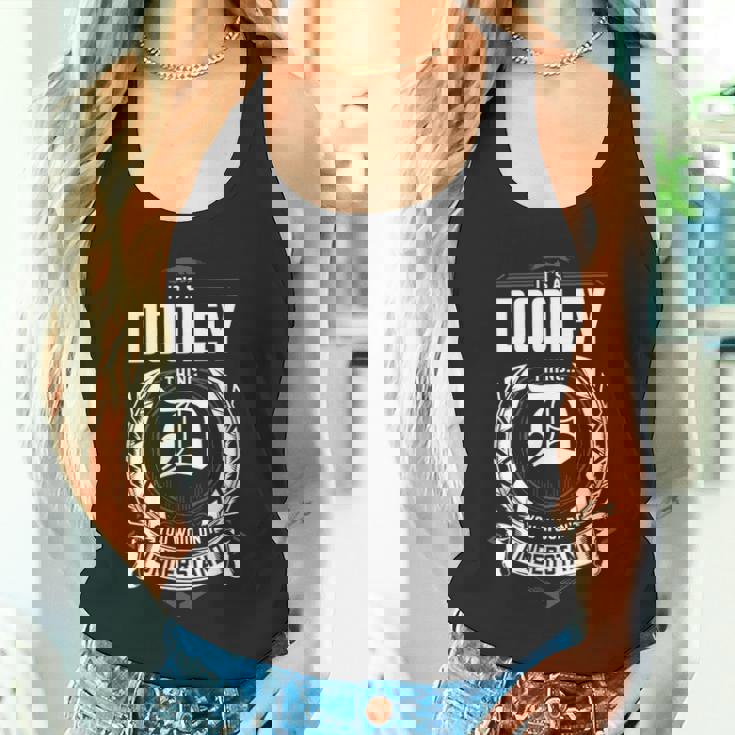 It's A Dooley Thing You Wouldn't Understand Personalized Last Name For Dooley Tank Top