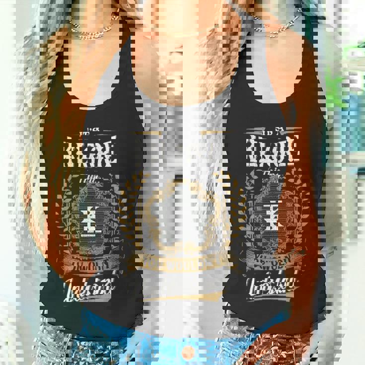 It's A Kilgore Thing You Wouldn't Understand Personalized Last Name Kilgore Family Crest Coat Of Arm Tank Top