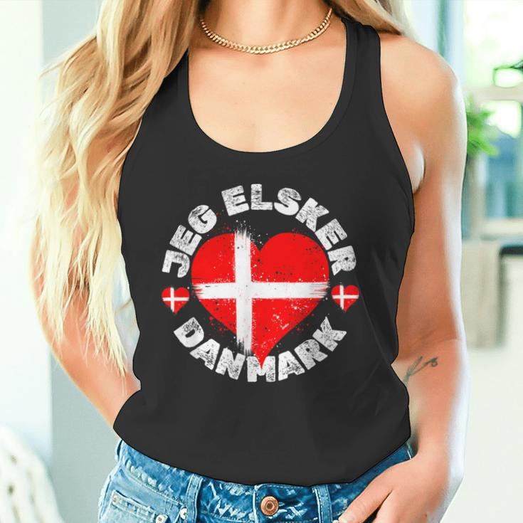 Jeg Elsker Danmark Or I Love Denmark For Denmark Day Tank Top