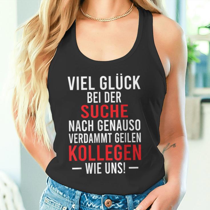 Jobwechsel Search For Better Colleagues Work Colleague Tank Top