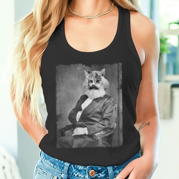 Karl Marx As A Catintage Photo Portrait Meme S Tank Top