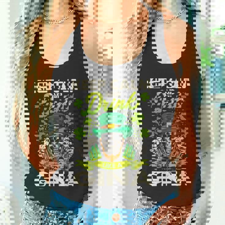 Keep Calm And Drink Like A Keep Calm And Letgina Handle It Tank Top