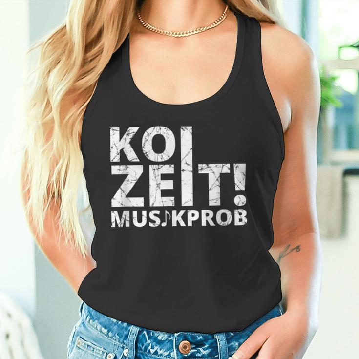 Koi Zeit Musikprob Schwaben Swabian Dialect Tank Top