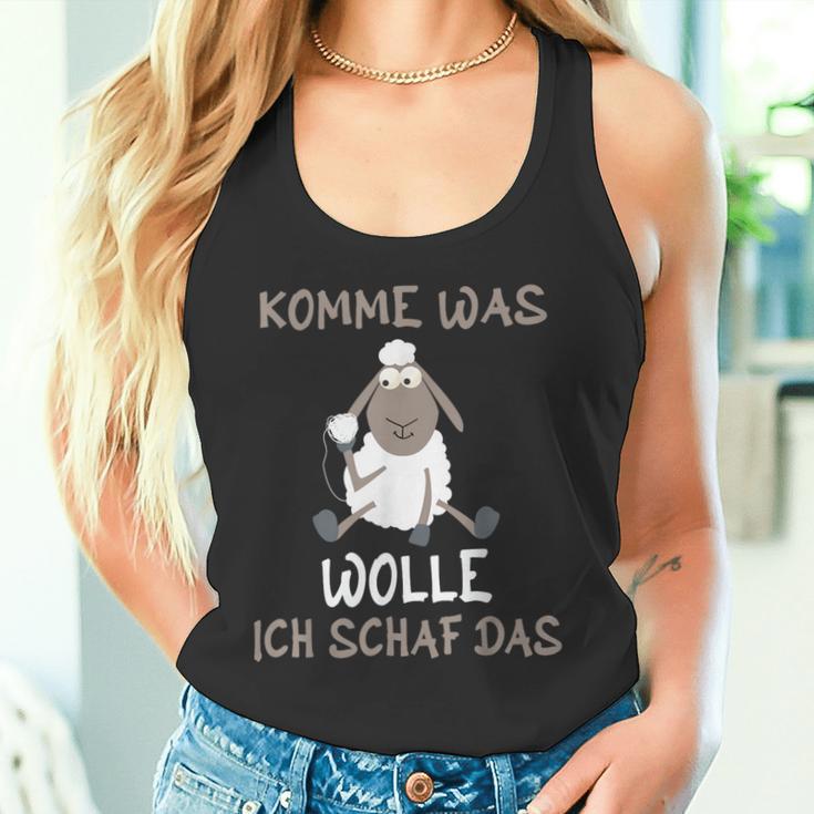 Komme Was Wolle Ich Schaf Das Tank Top