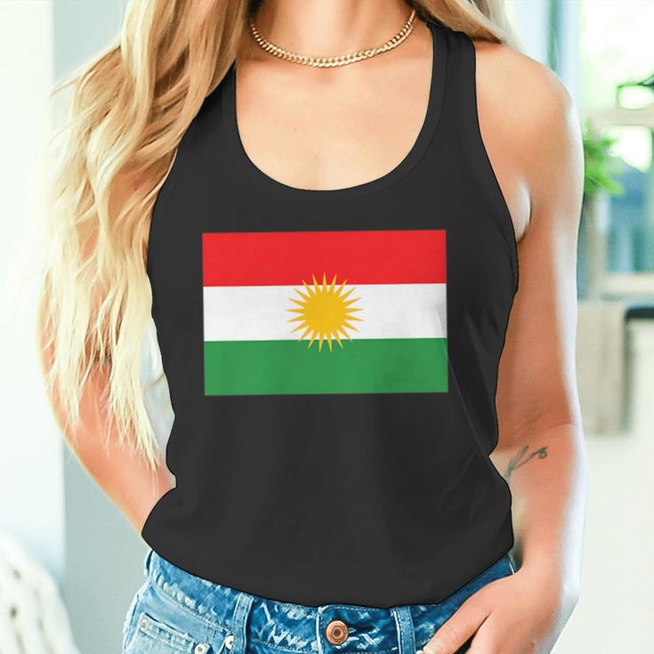 Kurdistan With Kurden Flag Tank Top