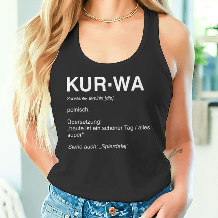 Kurwa Definition Poland Tank Top