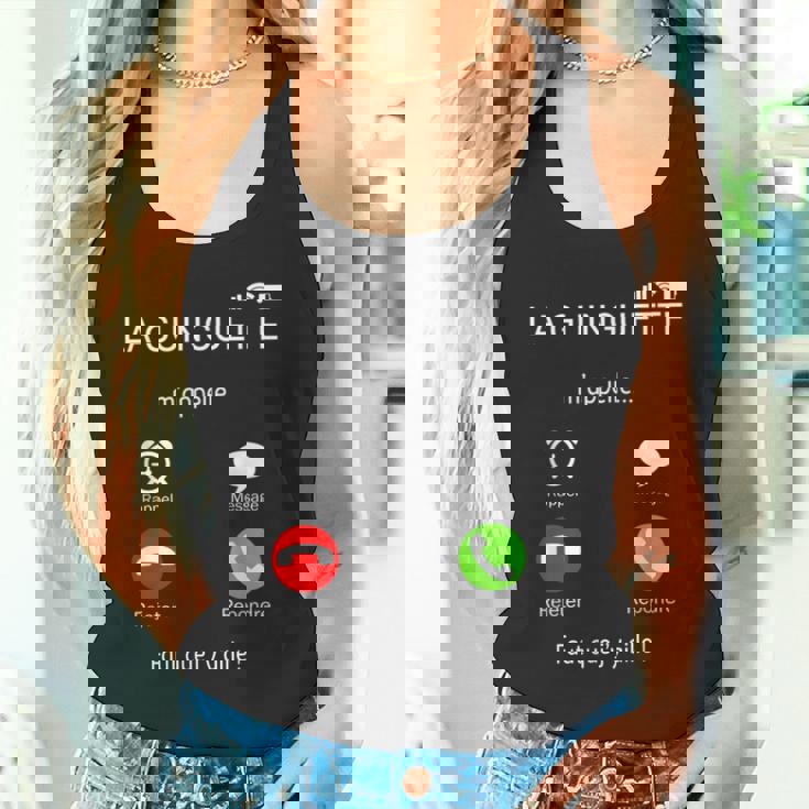 La Guinguette M'appelle Faut Que J'y Aille Écran Téléphone Débardeur e