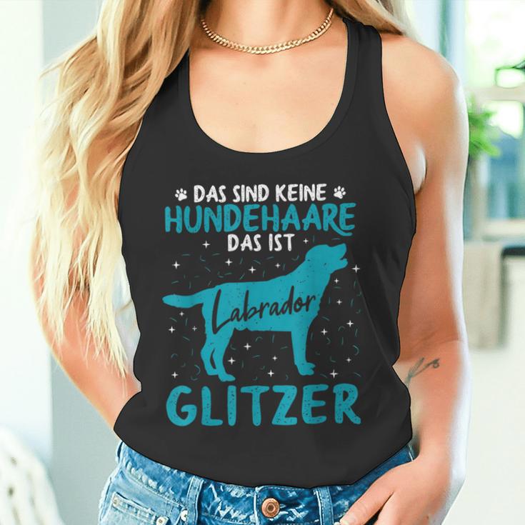 Labrador Glitter Dog Hair Dog Owners Tank Top