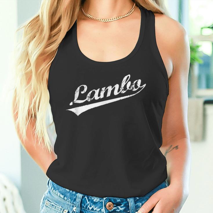 Lambo Distressed Hip Hop Rap Slang Tank Top