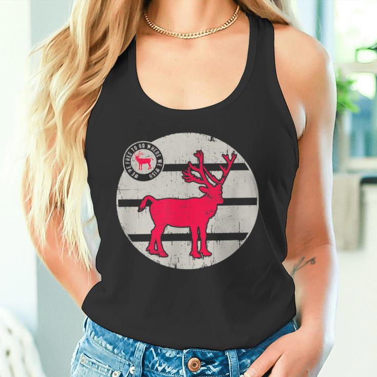 Lapland Reindeer Norway Sweden Finland Rudolph Reindeer Tank Top