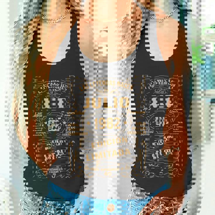 Camiseta Sin Mangas 42 Años Cumpleaños Nacido En 1982, Diseño