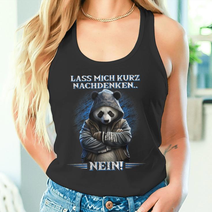 Lass Mich Nachdenk Lass Mich Kurzdenken German Langu Tank Top