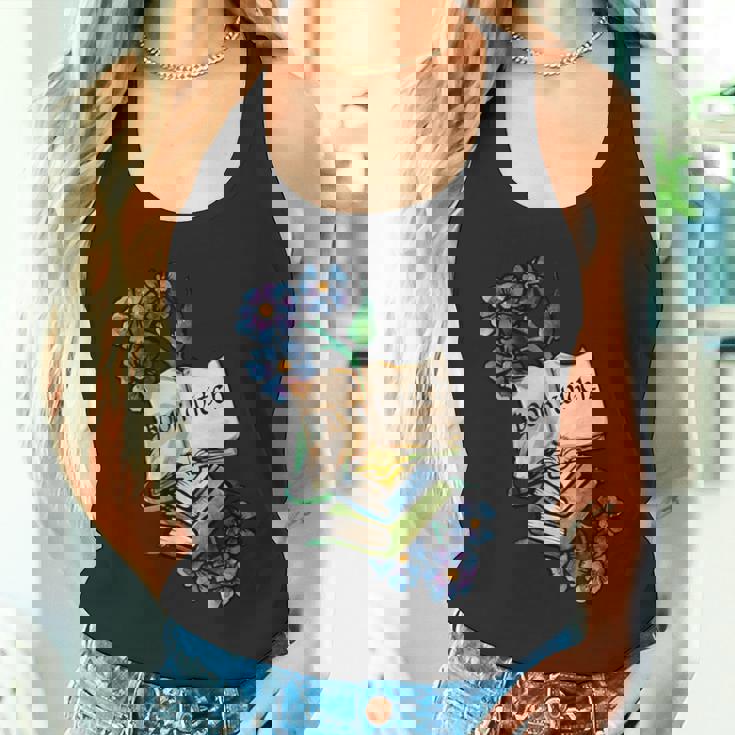 Lecteurs Amateurs De Livres Floraux Débardeur e