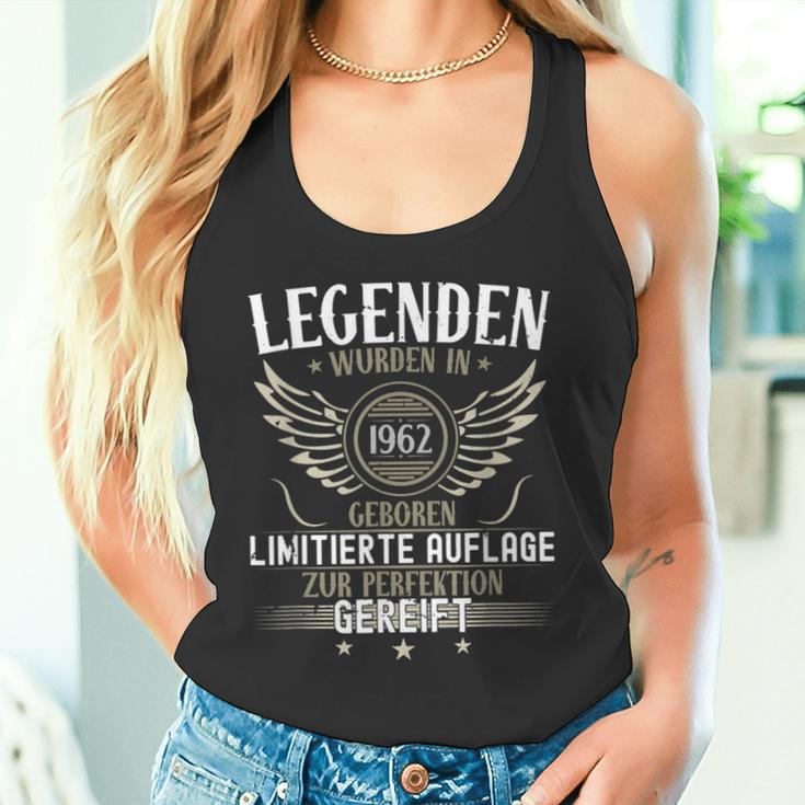 Legends Wurden In 1962 Geboren 60Th Birthday Tank Top