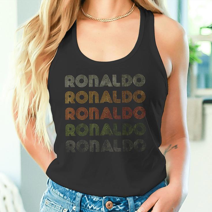 Love Heart Ronaldo GrungeVintage Style Ronaldo Tank Top