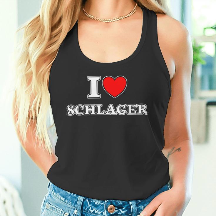 I Love Schlager I Love Schlager Fan Tank Top