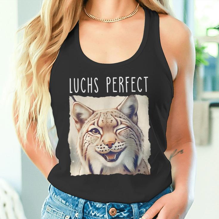 Luchs Perfect X Lynx Bobcat Looks Perfect Lustiger Luchs Tank Top