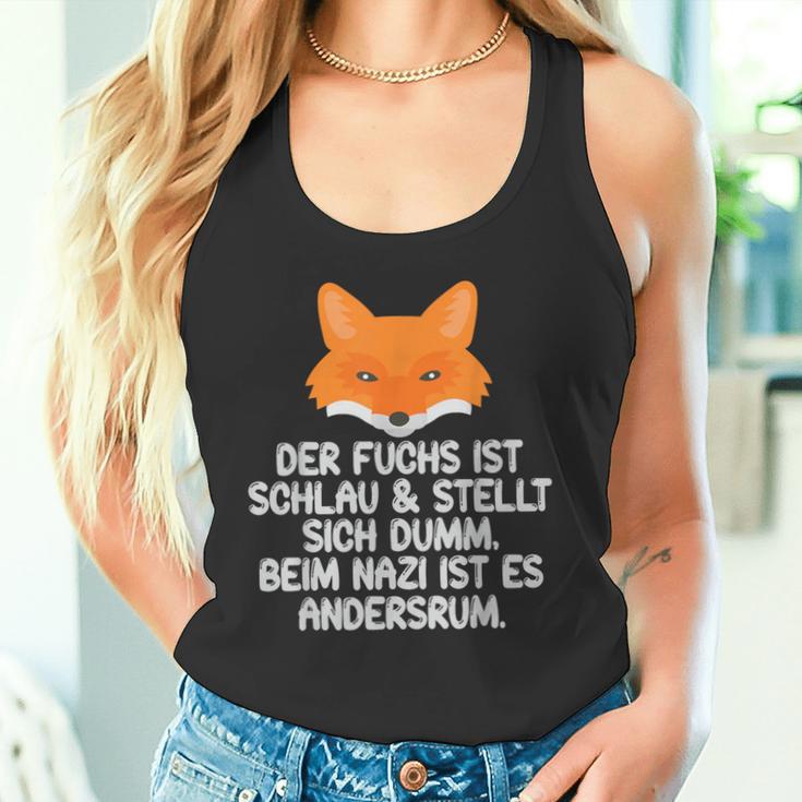 Lustiger Spruch Gegen Nazis Rassismus Faschismus Tank Top