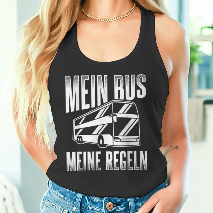 Mein Bus Meine Rules Bus Work Bus Driver Tank Top