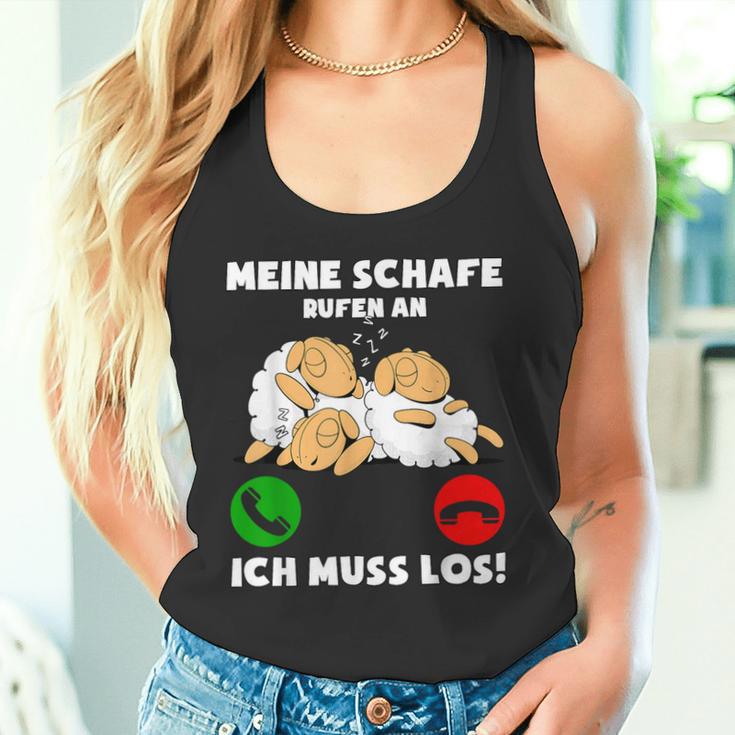 Meine Schafe Rufen An Ich Muss Los Tank Top