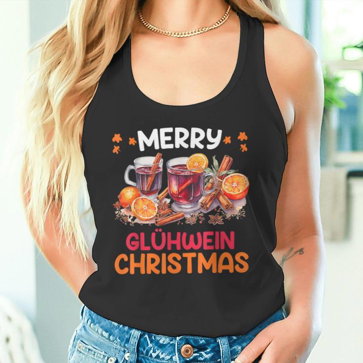 Merry Glühwein Christmas Feuerzangenpunch Christmas Market Tank Top