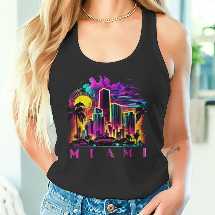 Miami Floridaibrant Colourful Miami Souvenir Tank Top