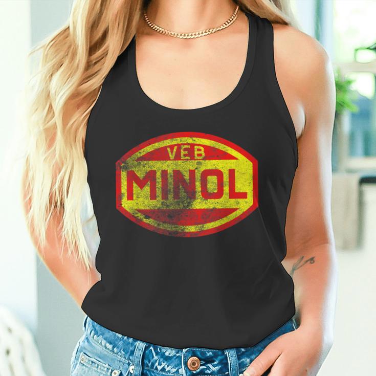 Minol -Eb Folkseigenen Berieb Minol Grunge Effect Tank Top