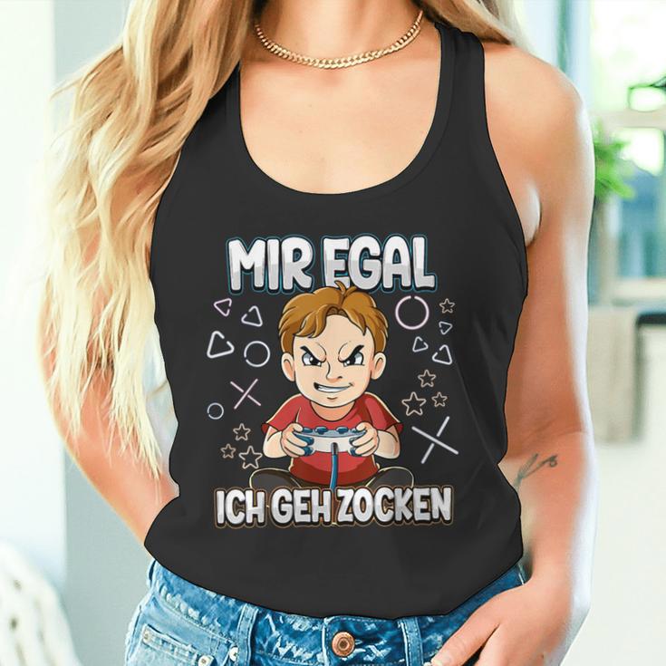 Mir Egal Ich Geh Zocken Gaming Tank Top