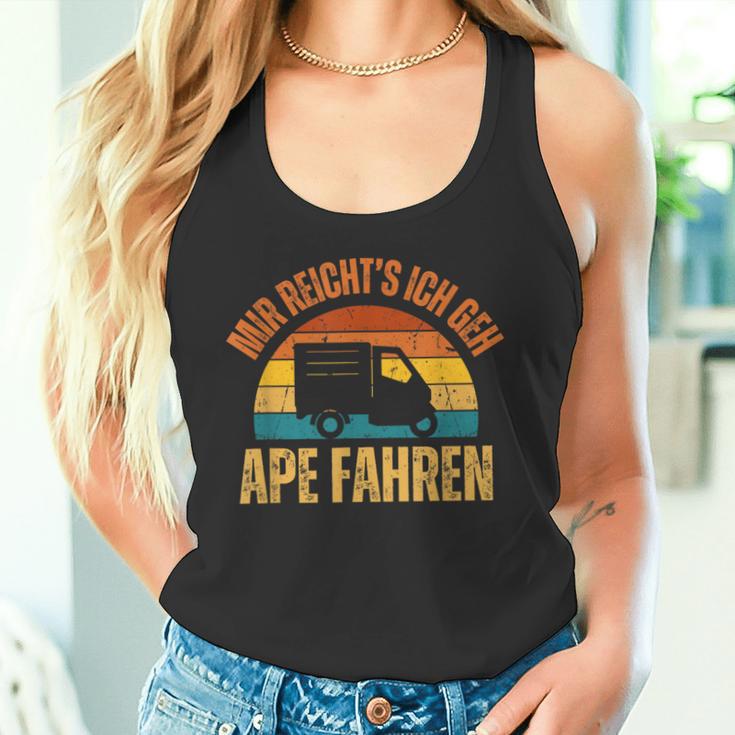 Mir Reicht's Ich Geh Ape Fahren Cult Tricycleespacar 50 Tank Top