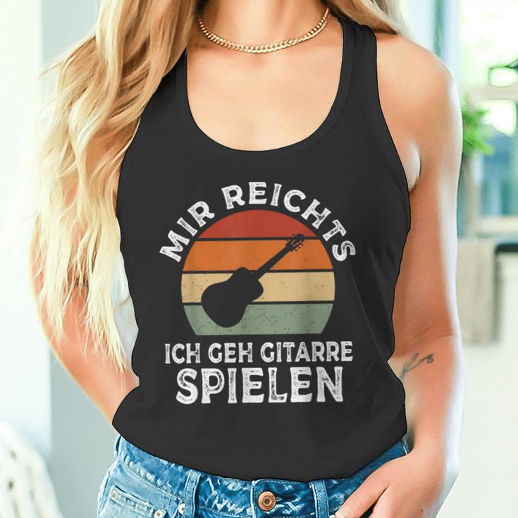 Mir Reichts Ich Geh Gitarre Spielenintage Retro Tank Top