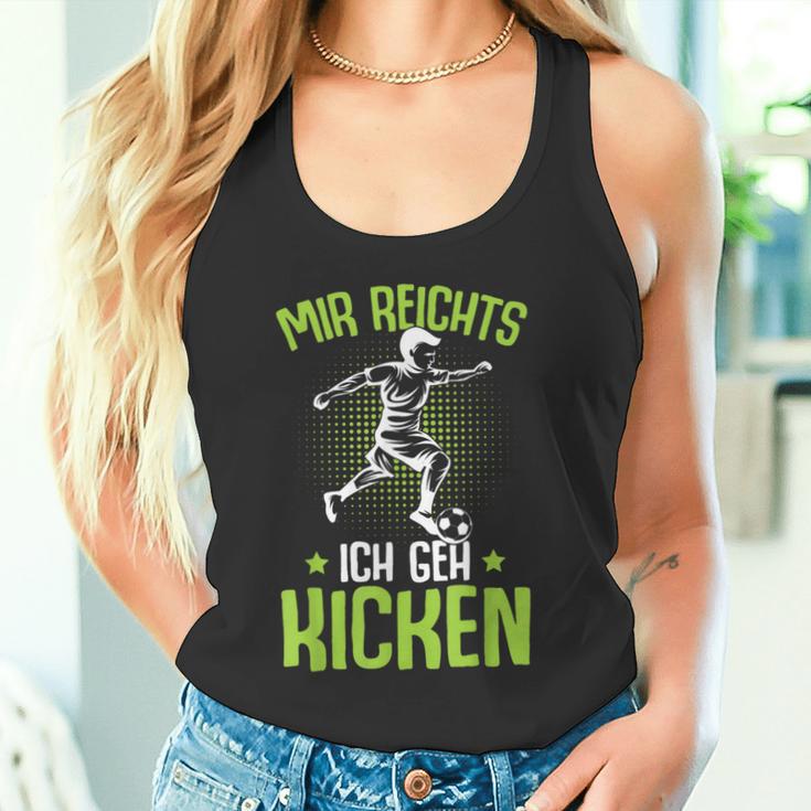 Mir Reichts Ich Geh Kick Football Player Children's Boys Tank Top