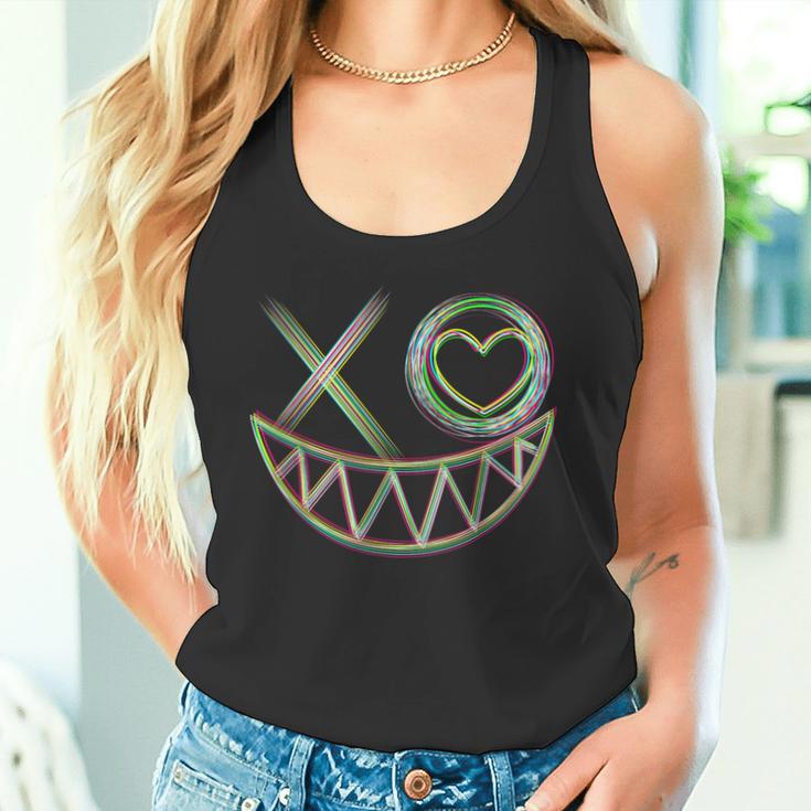 Music Festival Rave Face Electro Techno Tank Top