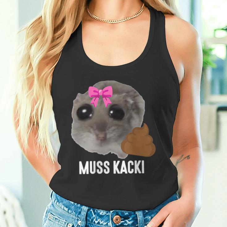 Muss Kacki Sad Hamster Meme Aus Dem Weg Muss Kacken Kaka Tank Top