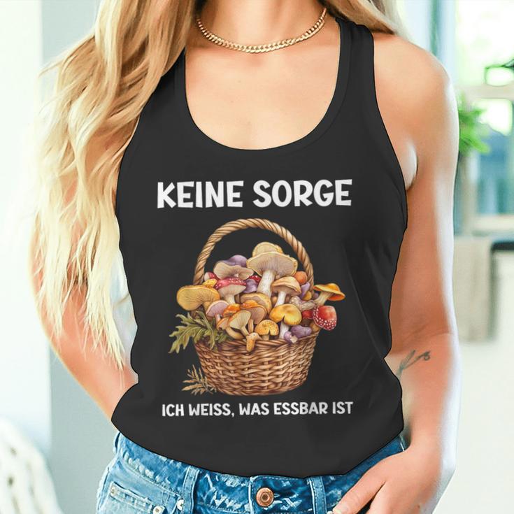 Mykologie Für Pilzsammler Ich Weiß Was Essbar Ist Tank Top