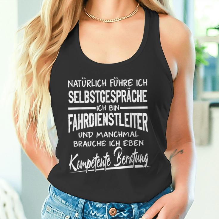 Natürlich Führ Ich Selbstpräche Driving Service Manager Tank Top