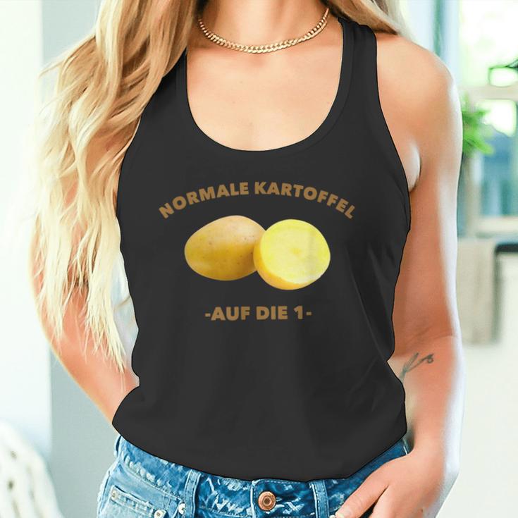 Normal Potatoes On Die 1 Meme Tank Top