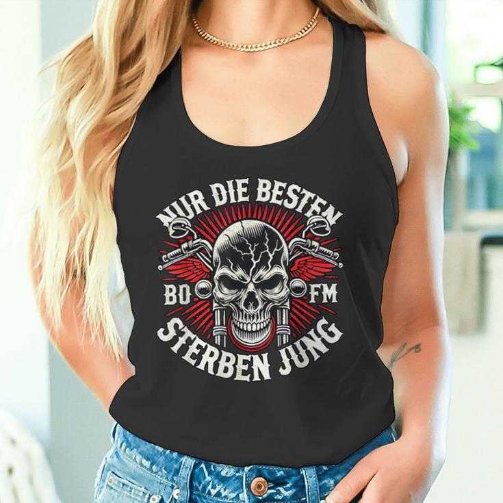 Nur Die Besten Die Jung Biker Statement Rocker Tank Top