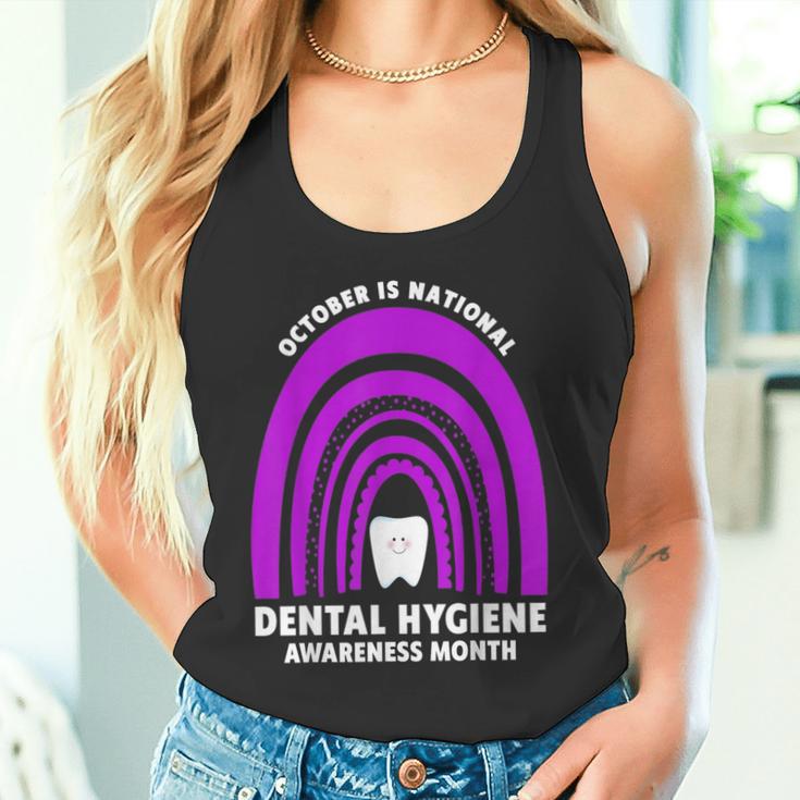 October Is National Dental Hygiene Month Teeth Oral Health Tank Top ...